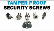 Tamper Proof Security Screws | Fasteners 101