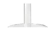 Dino74 Clear Acrylic Paper Towel Holder - Toilet Tissue Rolls Stand Organizer Countertop for Kitchen Accessories, Bathroom or Living Room