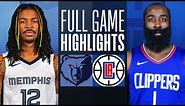 GRIZZLIES at CLIPPERS | FULL GAME HIGHLIGHTS | December 29, 2023