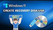 How to Create Windows 11 Recovery Disk or USB | 3 Free Ways