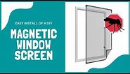 Installing a DIY Magnetic Window Screen (Kit) // Easy 9 Step Tutorial