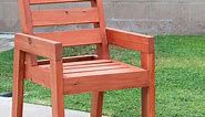 Easy DIY 2x4 Chair Plans - Outdoor Dining Chair - Anika's DIY Life
