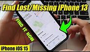 How to Locate and Find the Lost/Missing iPhone 13/13 Pro/13 Mini/13 Pro Max