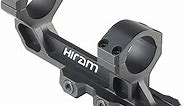 Hiram Dual Ring Offset Cantilever Scope Mount with Quick Release and Integrated Recoil Dampeners for Picatinny Rail, 30mm