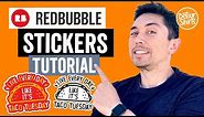 RedBubble Sticker Tutorial! How to price, design and upload stickers to RedBubble and make money.