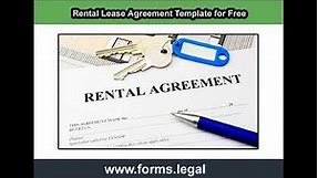 Rental Lease Agreement - Free Rental Agreement Template