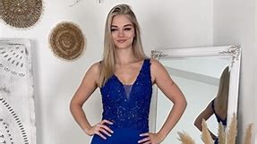 La robe Belinda en bleu roi 🦋💙 | Boutique TONIC - Oostkamp