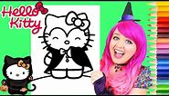 How To Color Hello Kitty Vampire (Halloween) | Pencils