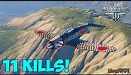World of Warplanes | Mitsubishi A7M Reppu | 11 KILLS - Replay Gameplay 1080p 60 fps