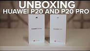 Unboxing the Huawei P20 and P20 Pro