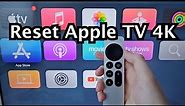 Apple TV 4K How to Factory Reset or Restart!