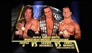 Story of Triple H vs. Shawn Michaels vs. Chris Benoit | WrestleMania 20