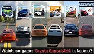 Supra MK4 in CarX Street, Drive Zone Online, Carparking Multiplayer, CarX Drift Racing 2, FH5, AC