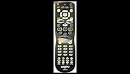Original Sanyo GXDB TV Remote Control with Sound and Picture Shape Buttons, ElectronicAdventure.com