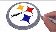 How to Draw the Pittsburgh Steelers Logo (NFL Team Logos)