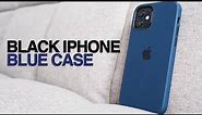 iPhone 12 Black Blue Case