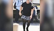 John Cena spotted rocking short skirt, thigh-highs and heels