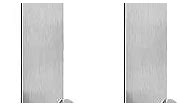 Shower Door Hooks(7.5 Inch),Extended Over Door Hooks for Bathroom Frameless Glass Shower Door,Stainless Steel Towel Hooks,Heavy Duty Rack Hooks for Robe,Towel-2 Pack-Silver