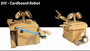 How to make robot out of cardboard - Diy Wall -E Robot from cardboard