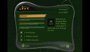Original Xbox Live Main Menu