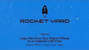 How to Copy Files from Your iPod or iPhone to an External USB Drive