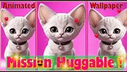 😻😻 Heart Attack Warning: Cute Animated Cat Wallpaper 😻😻