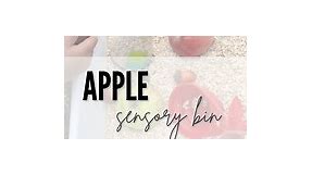 ✨APPLE SENSORY BIN✨ DAY EIGHT of apple themed activities! 🍏🍎 Do you ever do sensory bins with your kids? I don’t very often but sometimes they’re just so fun! Here’s why we love them 👉🏼 They’re open-ended and it’s so fun to see where their imagination takes them 👉🏼 It’s a great opportunity to work on language skills and fine motor skills 👉🏼 You can make them as simple or as extravagent as you want 👉🏼 Sensory play is so beneficial for all of their senses and making connections in the br