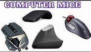 Different types of computer mice
