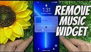 How to Remove iPhone Music Player Widget From The Lock Screen!
