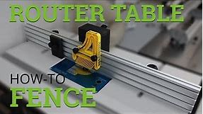 Build a ROUTER TABLE FENCE system ULTIMATE Router Table series Part 2