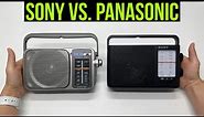 Sony ICF-506 vs Panasonic RF-2400D AM FM Radios Compared