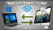 How to Transfer From Mac to PC - Wireless - Videos/Photos/Music etc.)
