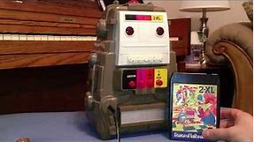 8-Track Robots: 2-XL Talking Trivia Toy from 1978