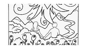 Adam and Eve Coloring Pages (Free & Printable)