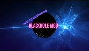 How to install the blackhole mod for minecraft 1.16.5 #MinecraftMod