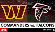 Commanders vs. Falcons Live Streaming Scoreboard + Free Play-By-Play | Free Commanders Live Stream