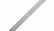 Pacific Arc 18 Inch Stainless Steel Ruler with Inch/Metric Conversion Table