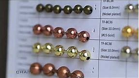 ball chain size and color chart