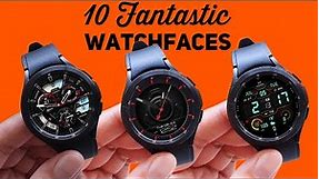 10 Fantastic Watchfaces to Download on your Galaxy Watch 4 and Galaxy Watch 5!