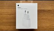 Apple 20W USB-C Power Adapter Unboxing