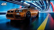 4K Nissan Skyline GT-R R34 UHD Live Wallpaper / #WallpaperEngine