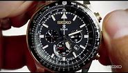 Seiko How To Video: Solar Chronograph with Power Reserve Indicator