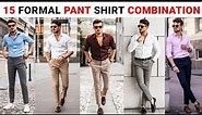 Trendy Formal Outfits | Best Shirt Pant Combination | Fashion Tips 2024