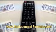 SHARP GB118WJSA LED TV Remote PN: RRMCGB118WJSA - www.ReplacementRemotes.com