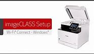 Canon imageCLASS 5 inch touch screen Easy Wireless Setup for Windows