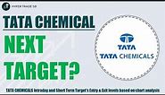 Tata Chemicals Share Price Targets 20 Nov | Tata Chemicals Share Analysis |Tata Chemicals Share News