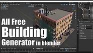 Free Building Generator in blender - Buildify!