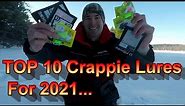 Top 10 Crappie Ice Fishing Lures For 2021
