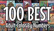Flip Through | 100 Best Adult Color By Numbers ~ Sunlife Drawing