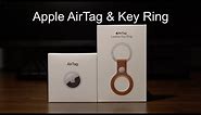 Apple AirTag & Leather Key Ring (Unboxing & Overview)